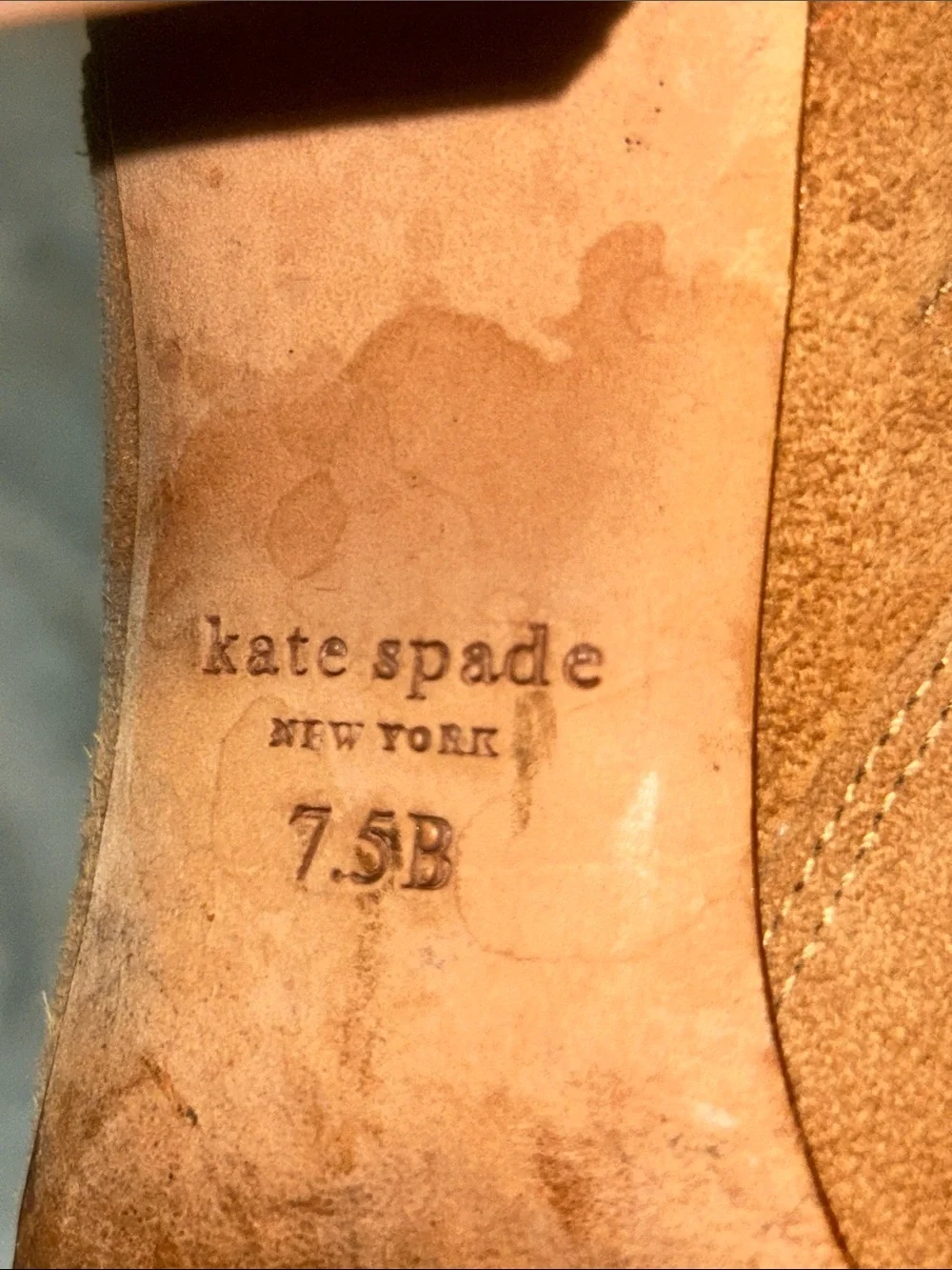kate spade suede ankle
